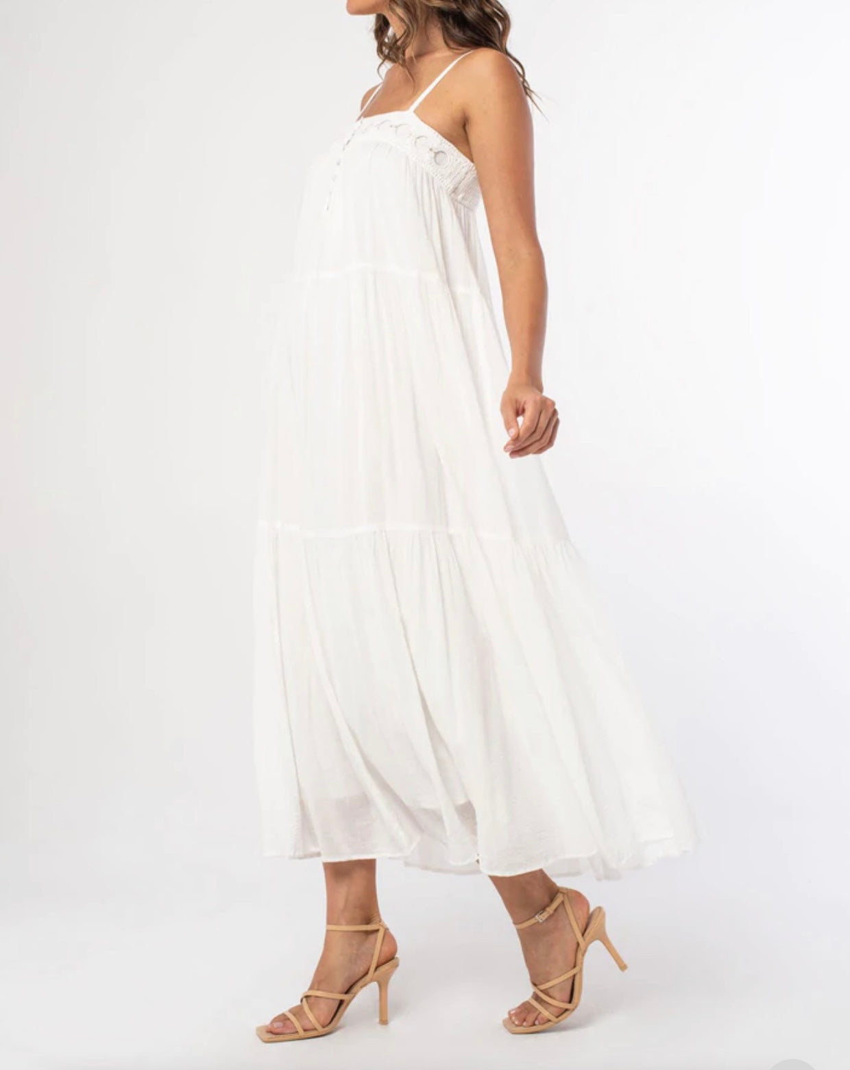 Crochet Trim Maxi