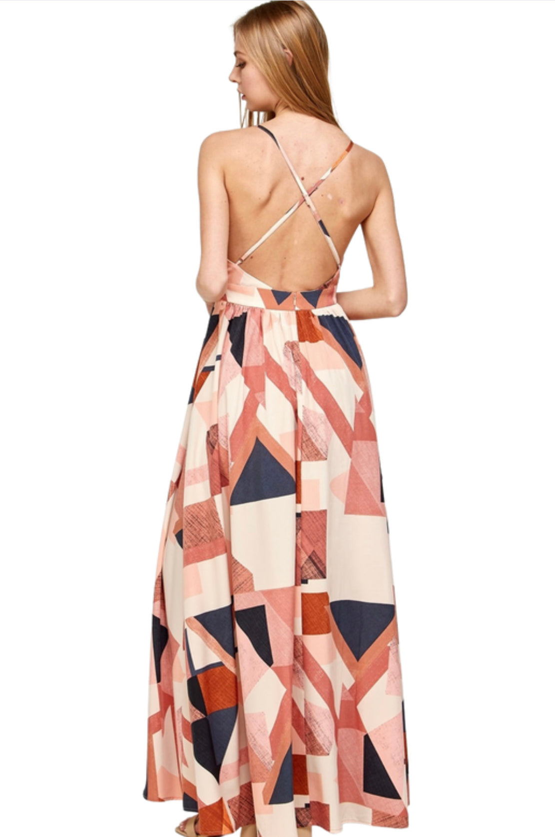 Color Block Maxi
